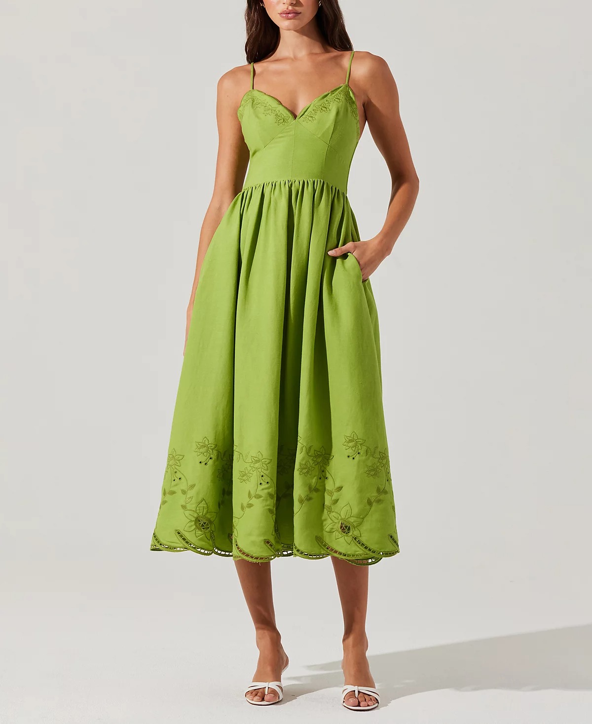 Women's Kaidi Embroidered Midi Dress
