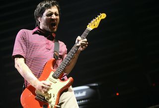 John Frusciante performs with Red Hot Chili Peppers at the 2007 Coachella Valley Music and Arts Festival – Day 2 at Empire Polo Field in Indio, California
