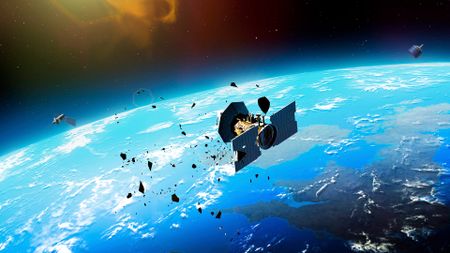 Low earth orbit space debris