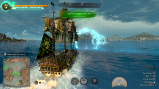 The HMS Taiga sails the seas in Like a Dragon: Pirate Yakuza in Hawaii