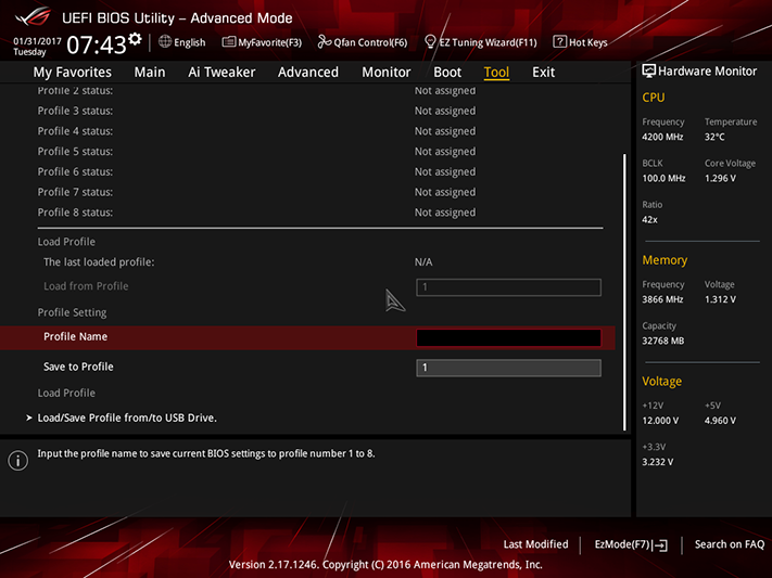 Asus ROG Strix Z270E Software & Firmware