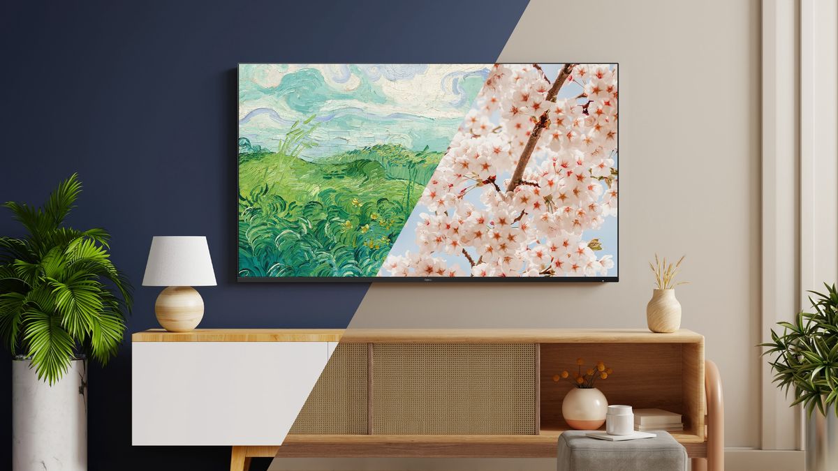 Roku Backdrops art display on a TV