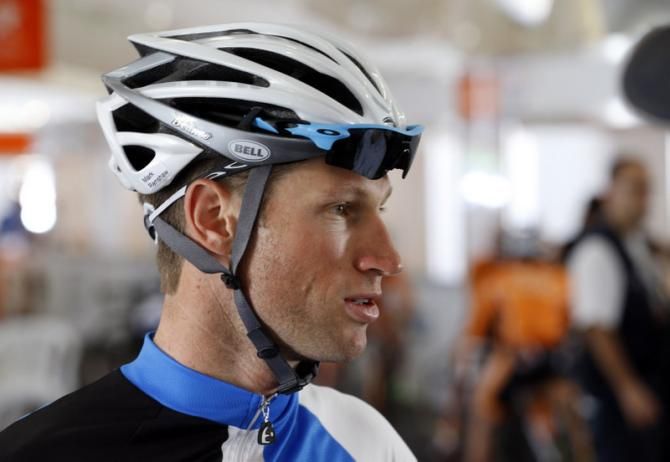 Mark Renshaw (Blanco) in the Tour Down Under Village