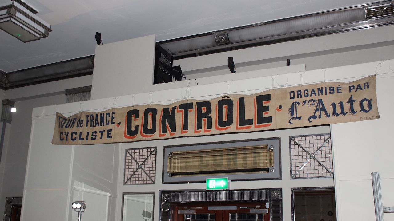 Vintage signage from Le Tour