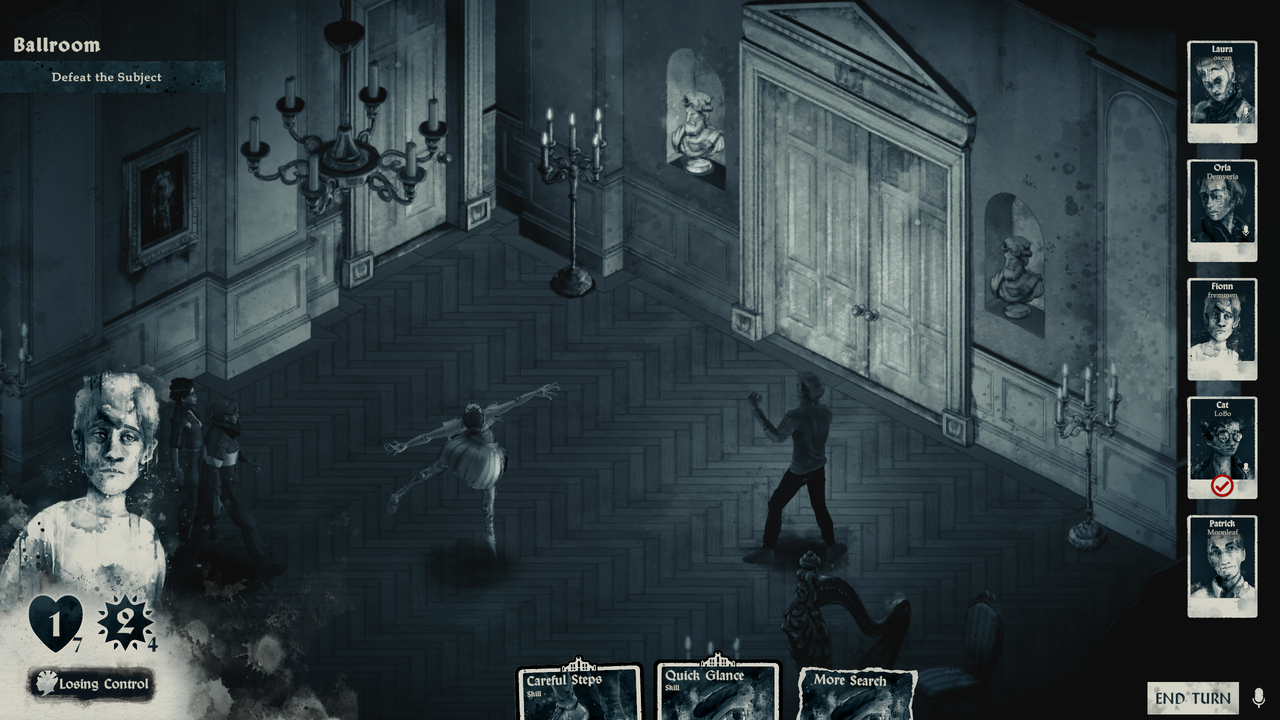A screenshot shows a character facing off against a ghost in Eyes of Hellfire
