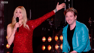 Fearne Cotton and Ricky Wilson at the BBC Music Awards