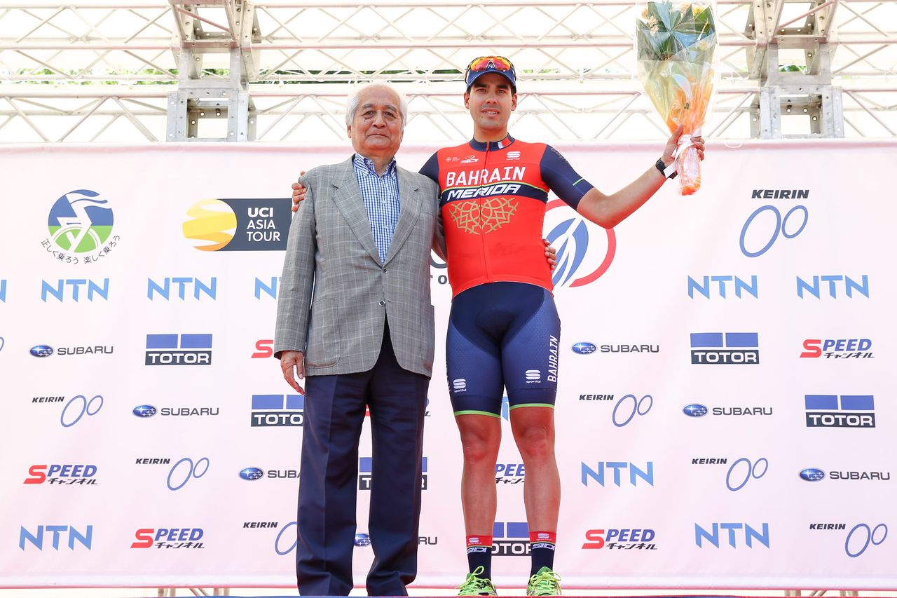 Stage 8 winner Jon Ander Insausti (Bahrain-Merida)