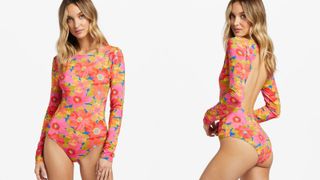 Billabong Sunny Coast Long Sleeve UPF50 One-Piece Swimsuit