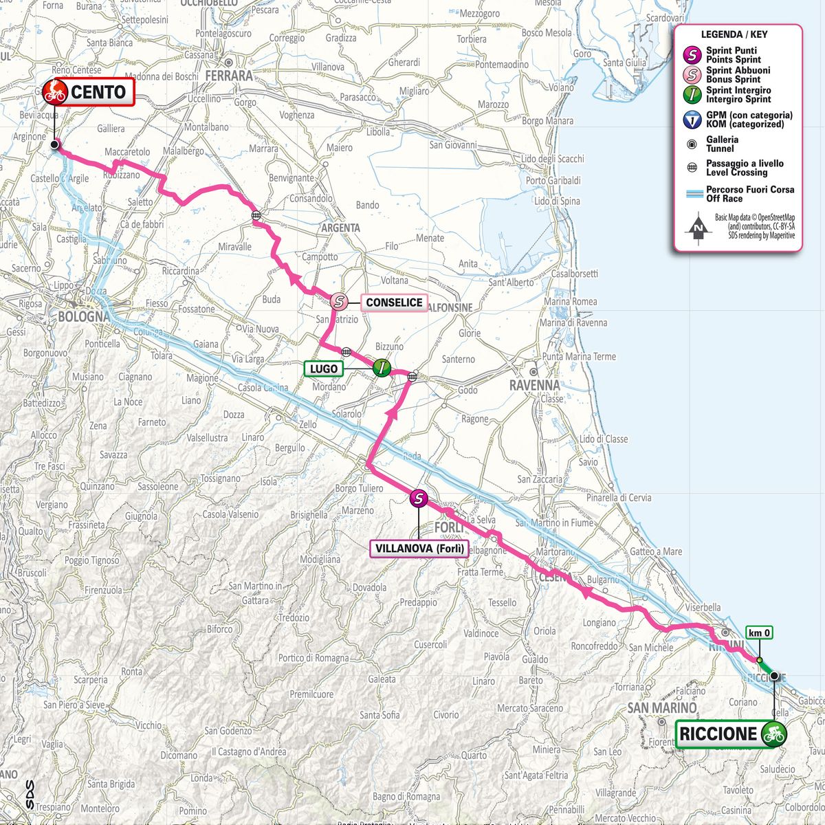 2024 Giro d'Italia maps and profiles