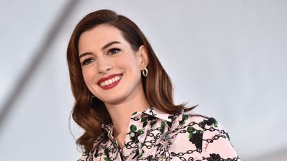 HOLLYWOOD, CALIFORNIA - MAY 09: Anne Hathaway is honored with star on the Hollywood Walk of Fame on May 09, 2019 in Hollywood, California. (Photo by Axelle/Bauer-Griffin/FilmMagic)
