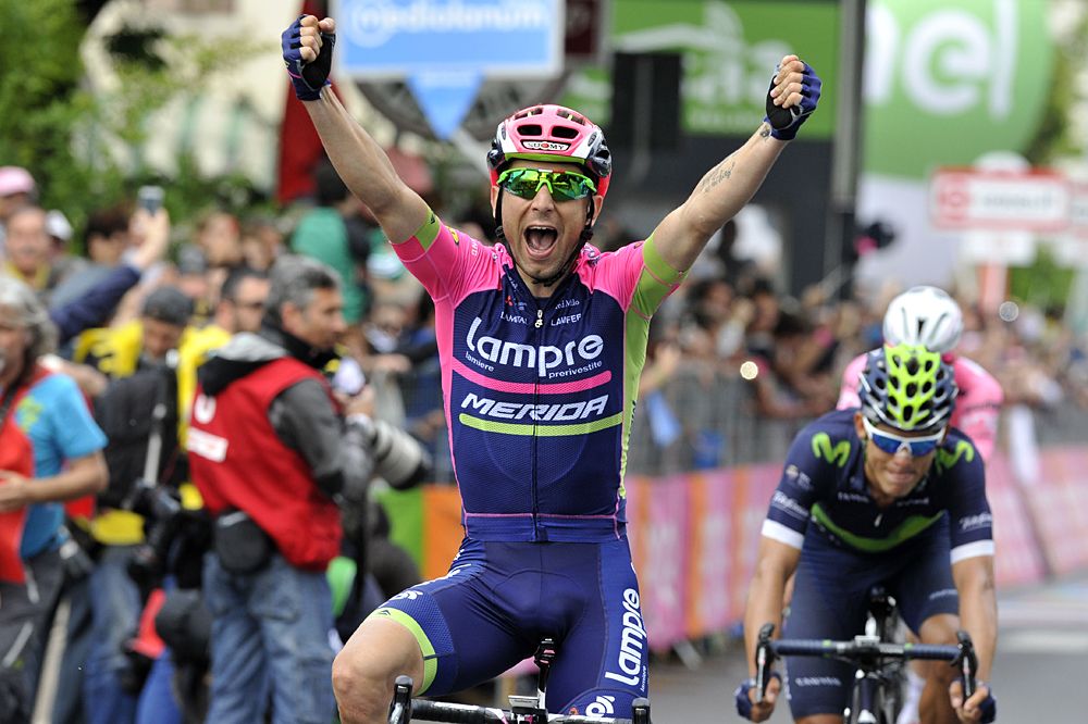 Diego Ulissi wins stage 11 at Giro d'Italia