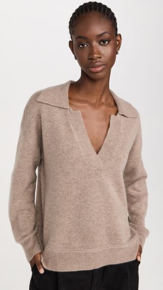 La Ligne Cashmere V-Neck Sweater