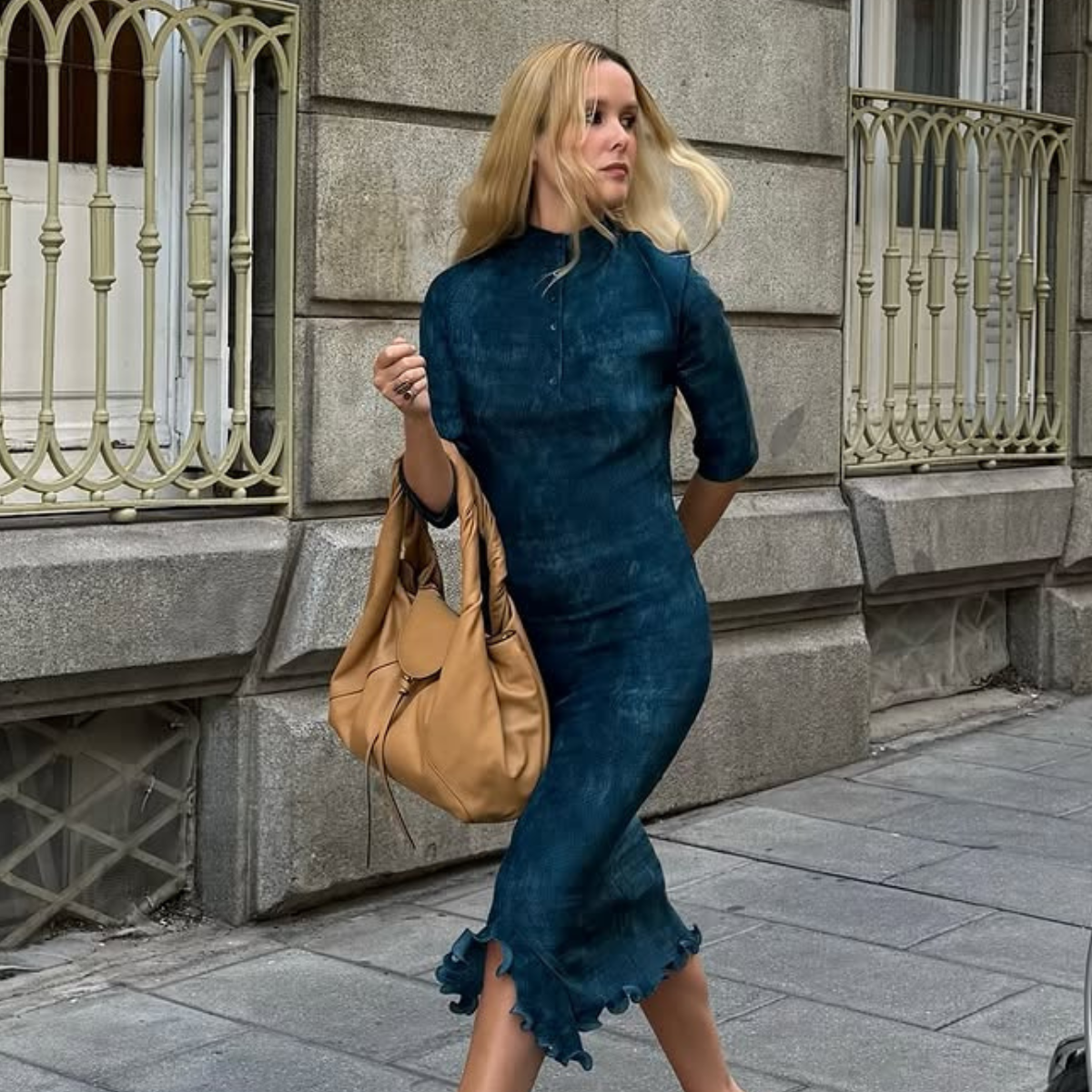 woman wearing wedge heels outfit fall 2025