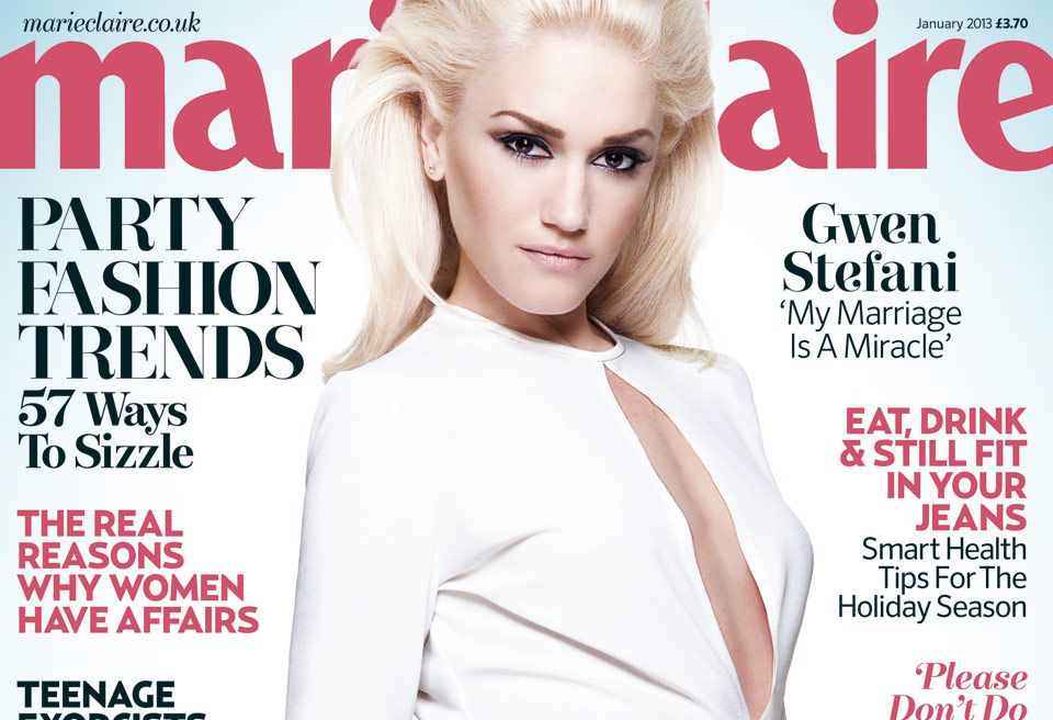 Gwen Stefani - January Marie Claire 2013