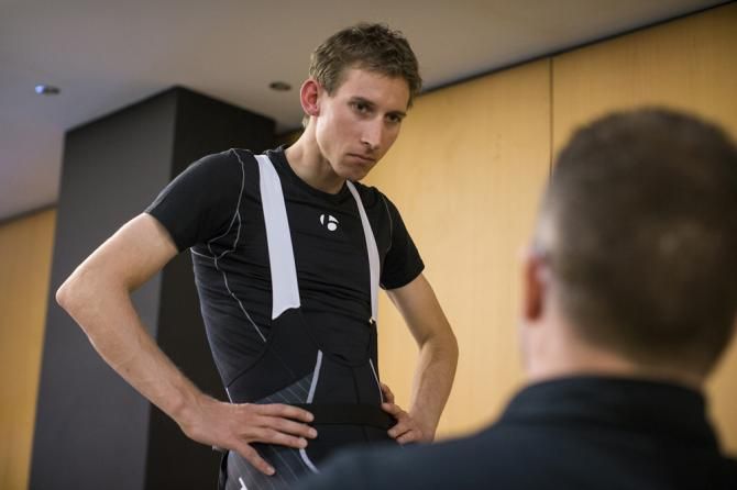 Trek Factory Racing give Bauke Mollema his bike fit for the Speed Concept bike
