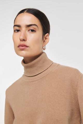 Katie Cashmere Roll Neck