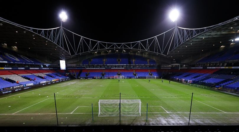 General view of the University of Bolton stadium in 2023.