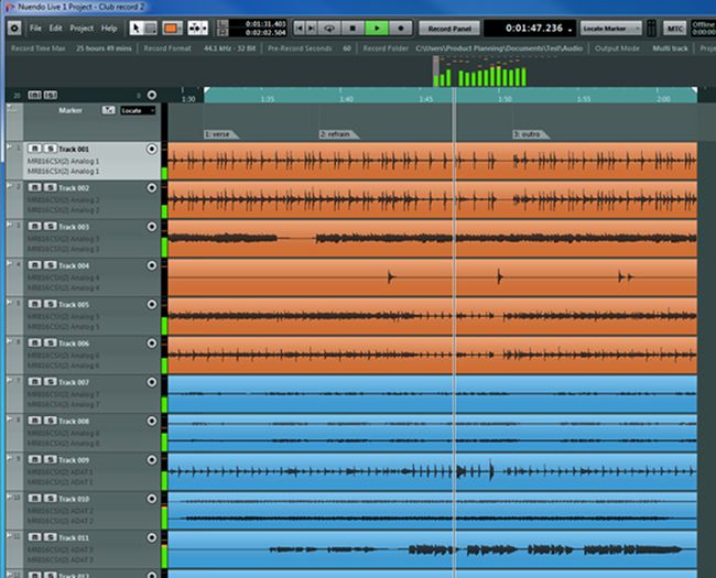Session Guitar Recording in Multiple Locations Using Different