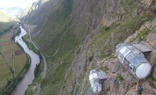 Peruvian pods with Cuzco’s Sacred Valley view