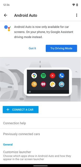Android Auto Phone Screens App
