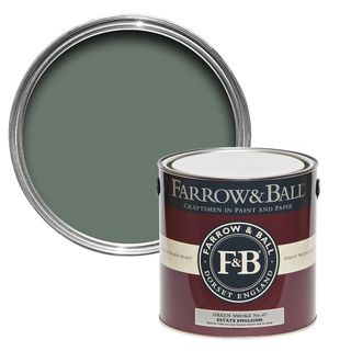 Farrow & Ball Estate Green smoke No.47 Matt Emulsion paint, 2.5L