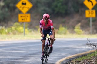 EF Pro Cycling’s Lachlan Morton attacks on the road to Falls Creek