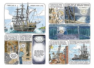 A sailor-themed comic strip