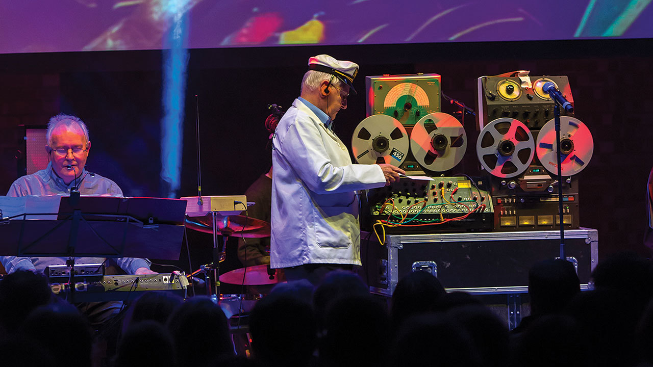 A shot of the Radiophonic Workshop live