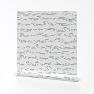 Spoonflower Flow Water Wallpaper