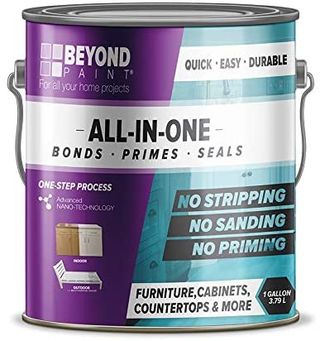 BEYOND PAINT - Furniture, Cabinets and More All-in-One Refinishing Paint  -Quart of Bright White