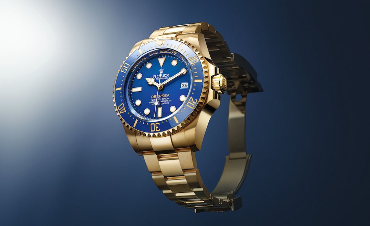 watch with blue dual