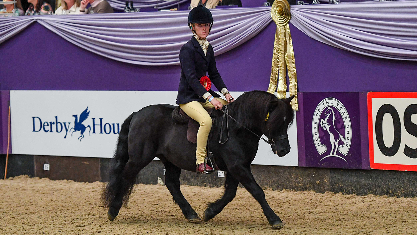 Beatrice Shepherd and Carmilo Magician won the Mountain &amp;amp; Moorland WHP Championship at HOYS 2021.