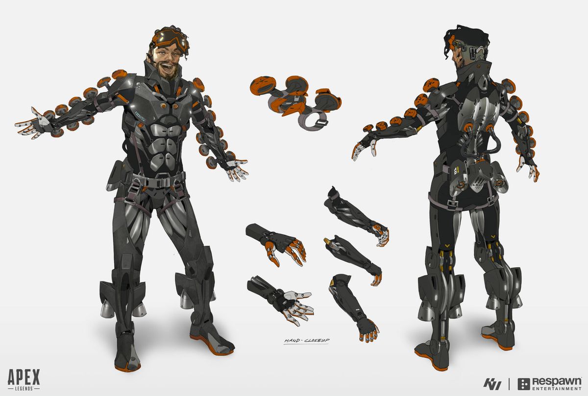 Here S A Ton Of Amazing Apex Legends Art Including Extra Thicc Pathfinder Pc Gamer