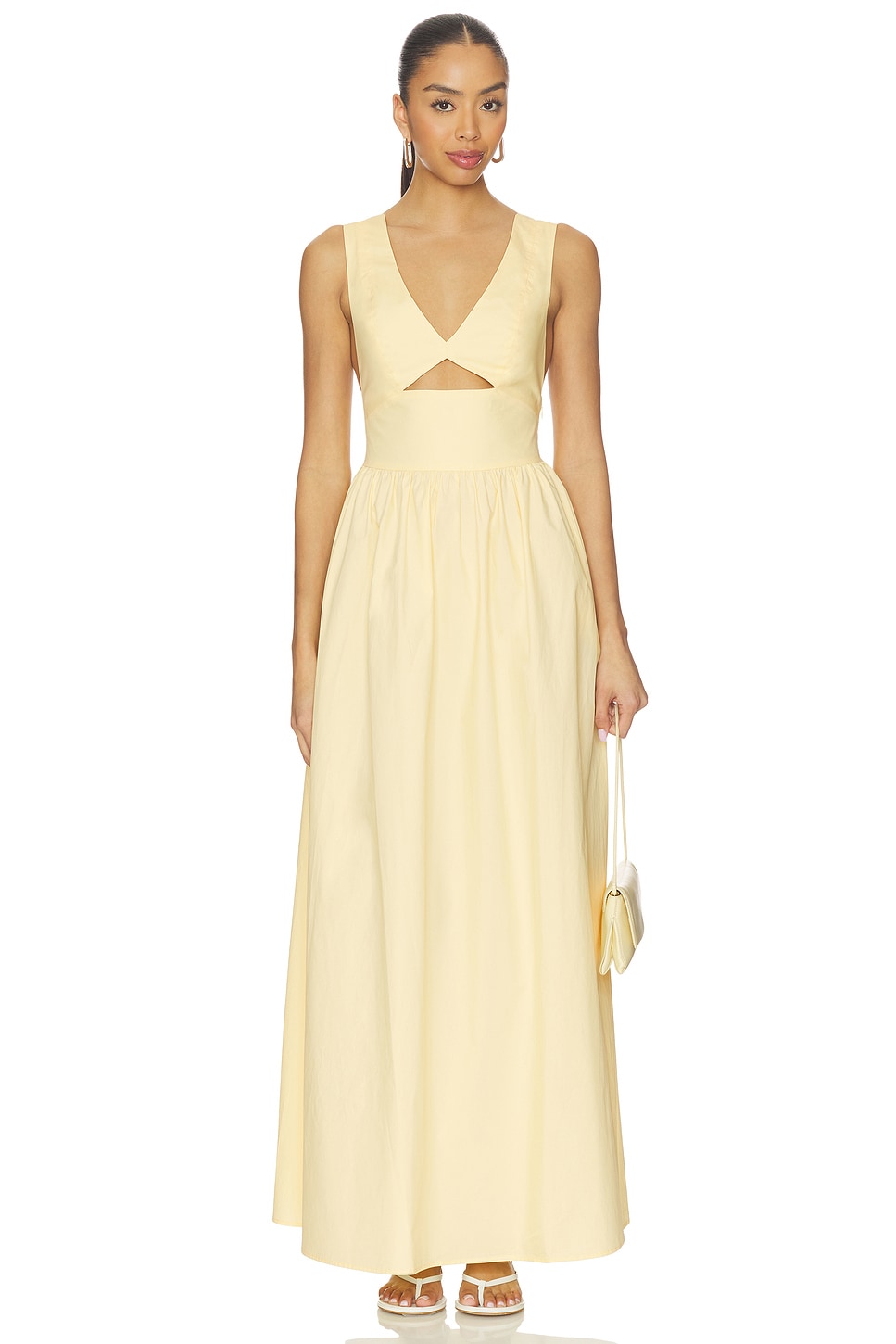 Poplin Cross Back Dress