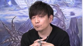 Naoki Yoshida during the Letter from the Producer LIVE.