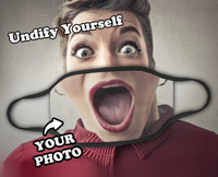 Undify Yourself photo face mask £16.95 / $26.25
Undify on Etsy.com