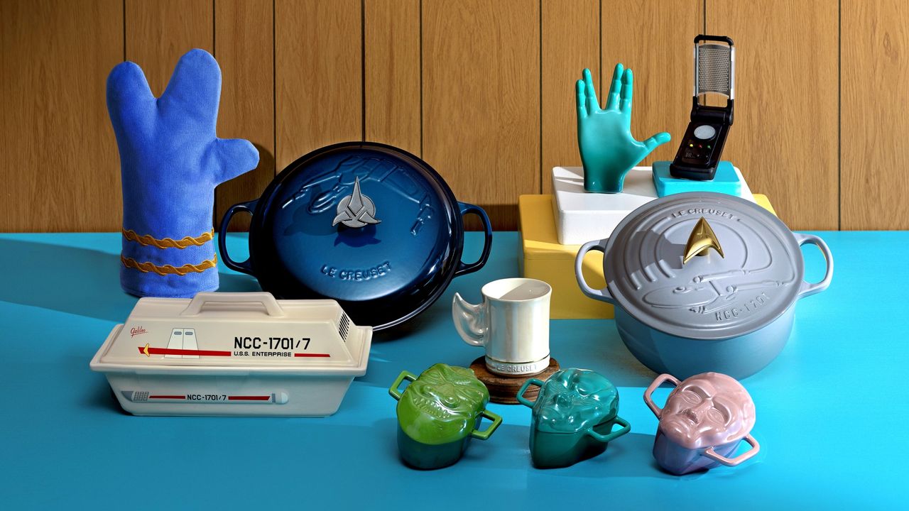 Le Creuset just dropped an entire Star Trek collection — and I can't decide which item I like the most
