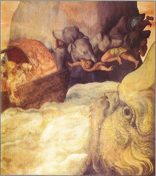 "Scylla and Charybdis" Italian fresco (Wikipedia)