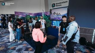 VidCon 2023 Wondershare Filmora Booth