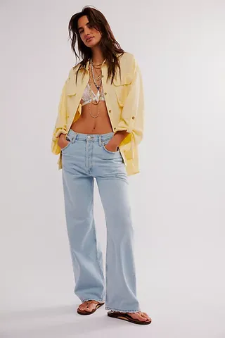 Agolde Low-Rise Baggy Jeans