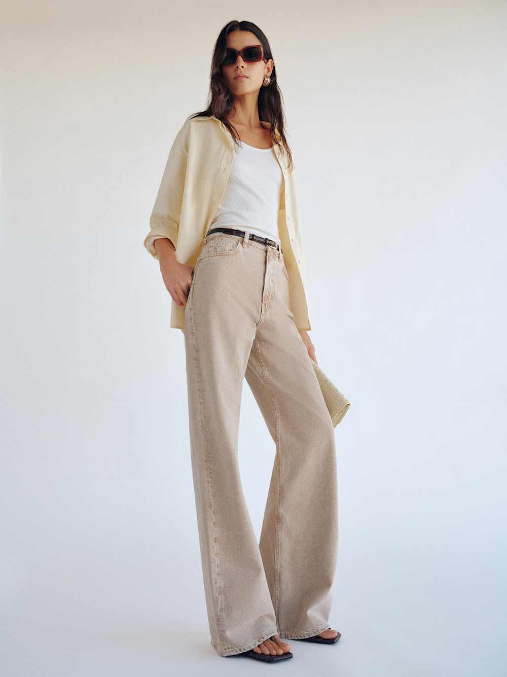 Cary High Rise Slouchy Wide Leg Jeans