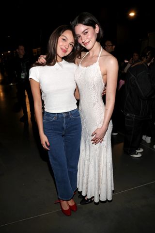 Olivia Rodrigo performs onstage during the FIREAID Benefit Concert for California Fire Relief at Intuit Dome on January 30, 2025 in Inglewood, California.