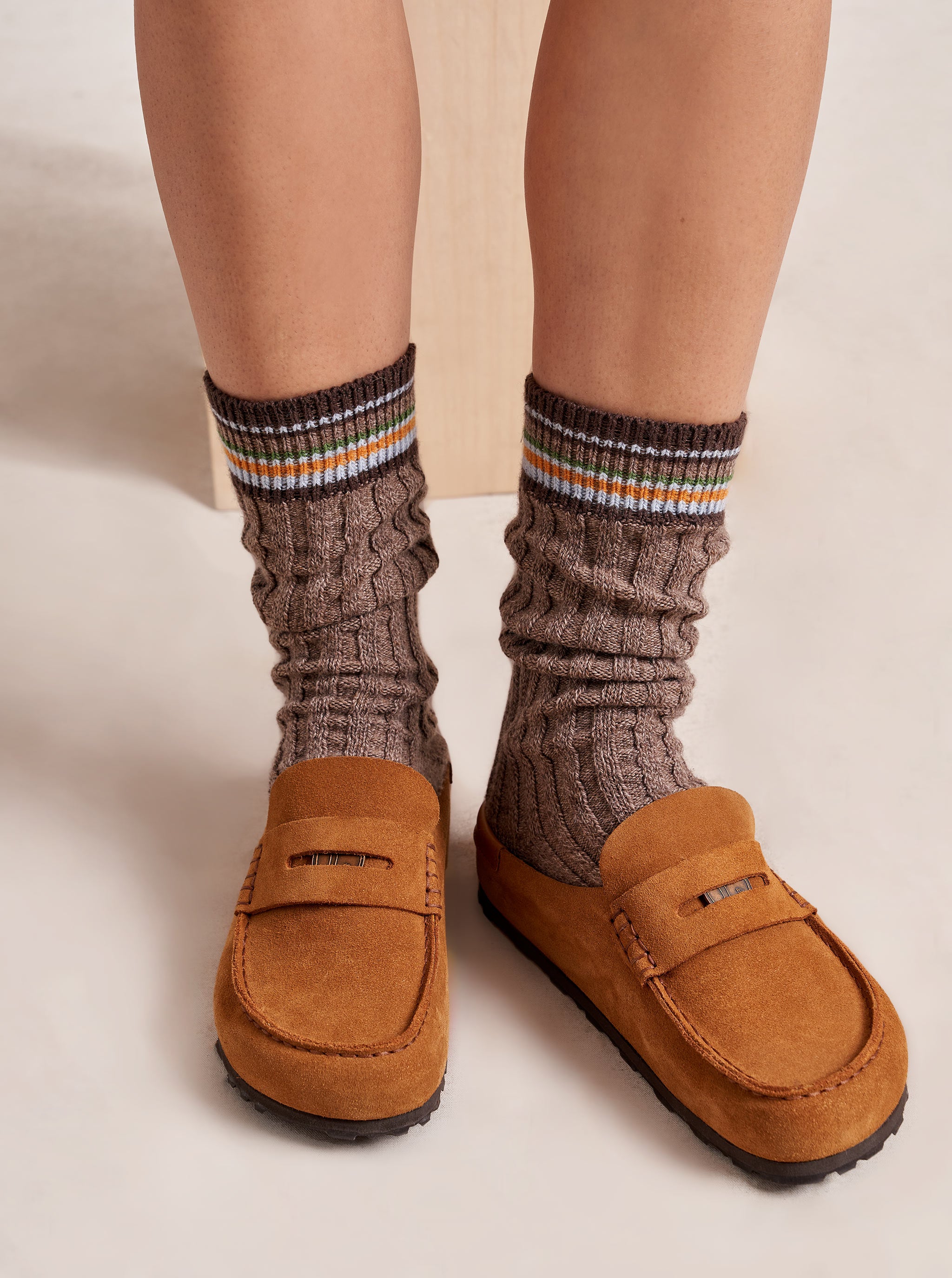 La Ligne \u0026 Birkenstock Naples Wrapped Clog 36 in Tan