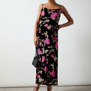 floral maxi dress