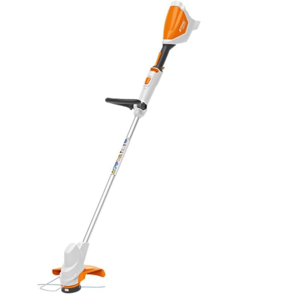 Stihl FSA 57 Compact Battery Brush Cutter Set cut out on white background