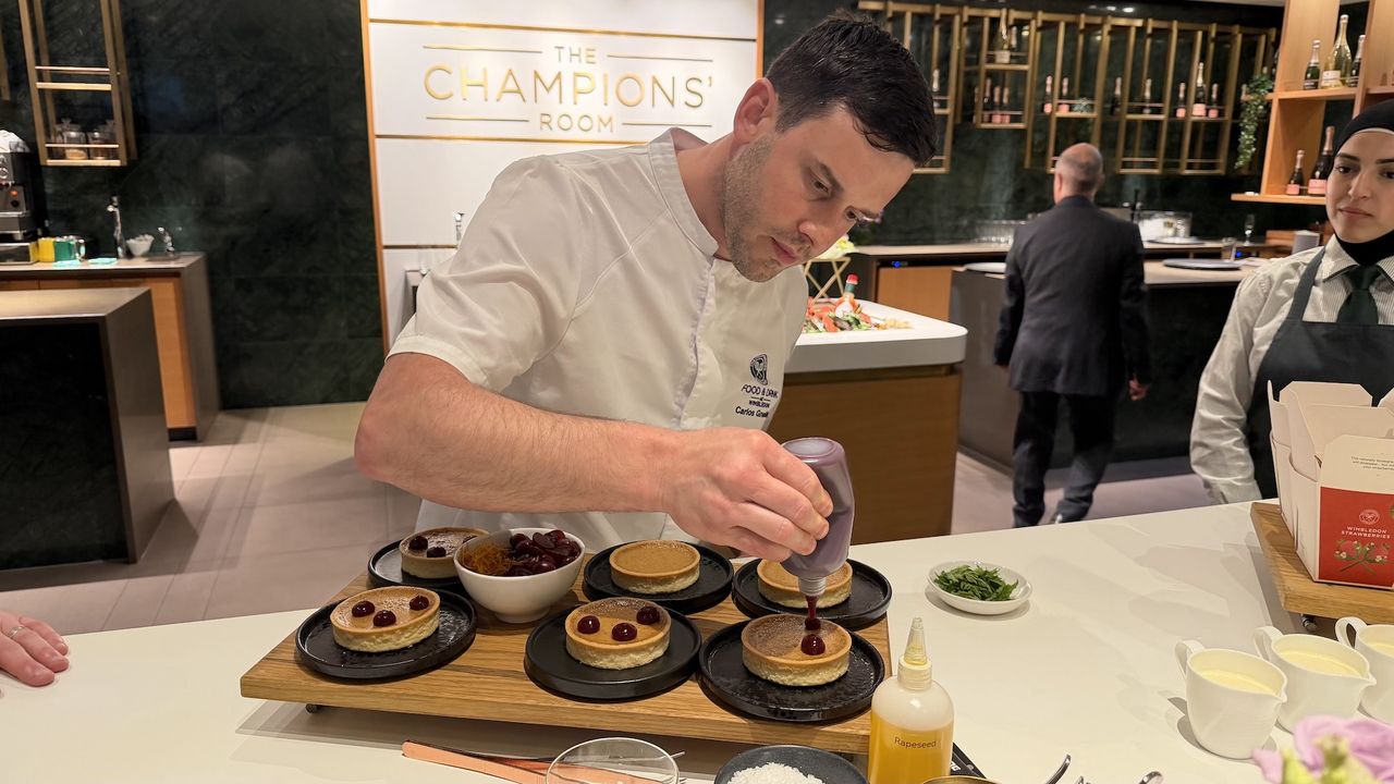 Food available at the Wimbledon tennis tournament 2026