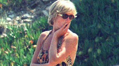 Princess Diana on holiday