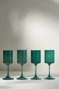 Anthropologie Morgan Wine Glasses, Set of 4