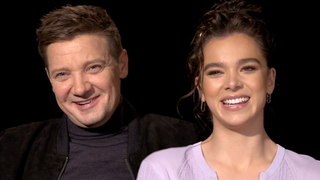 Jeremy Renner and Hailee Steinfeld in an interview with CinemaBlend.