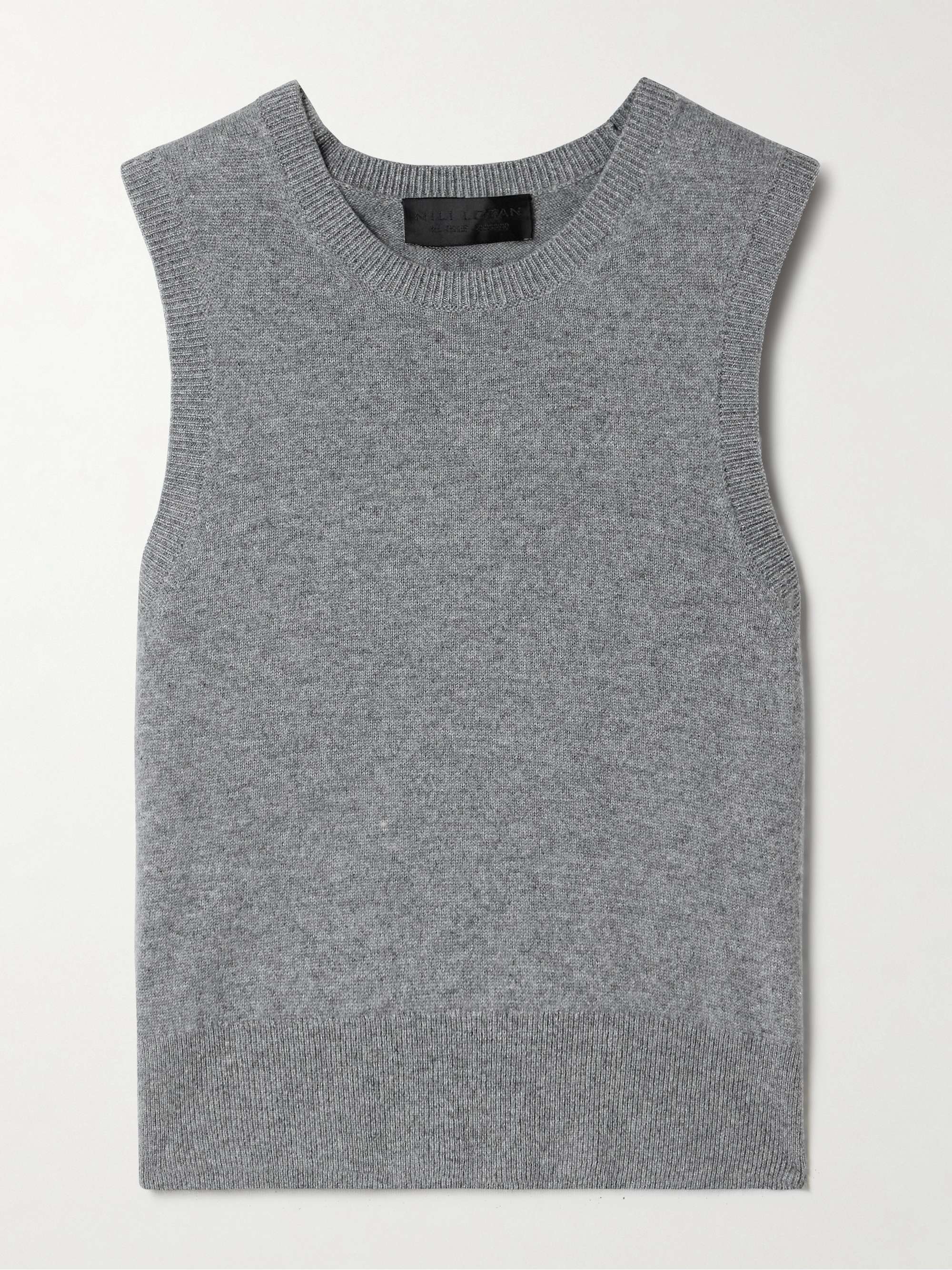May Cropped Cashmere Tank
